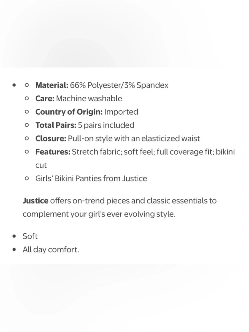 Justice nwt *bundle